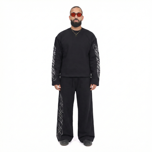 Signature Sleeve Embroidery Edition - black