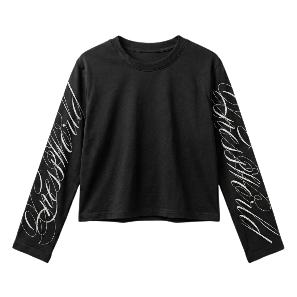 Signature Sleeve Embroidery Edition - black