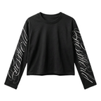 Signature Sleeve Embroidery Edition - black
