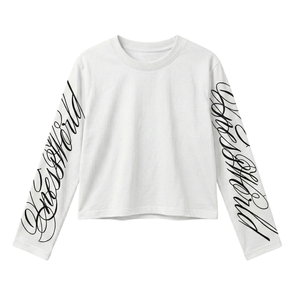 Signature Sleeve Embroidery Edition _ white